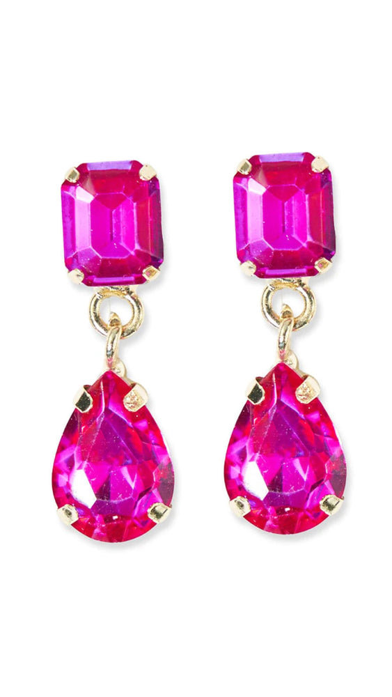 Allysa Solid Dangle Hot Pink