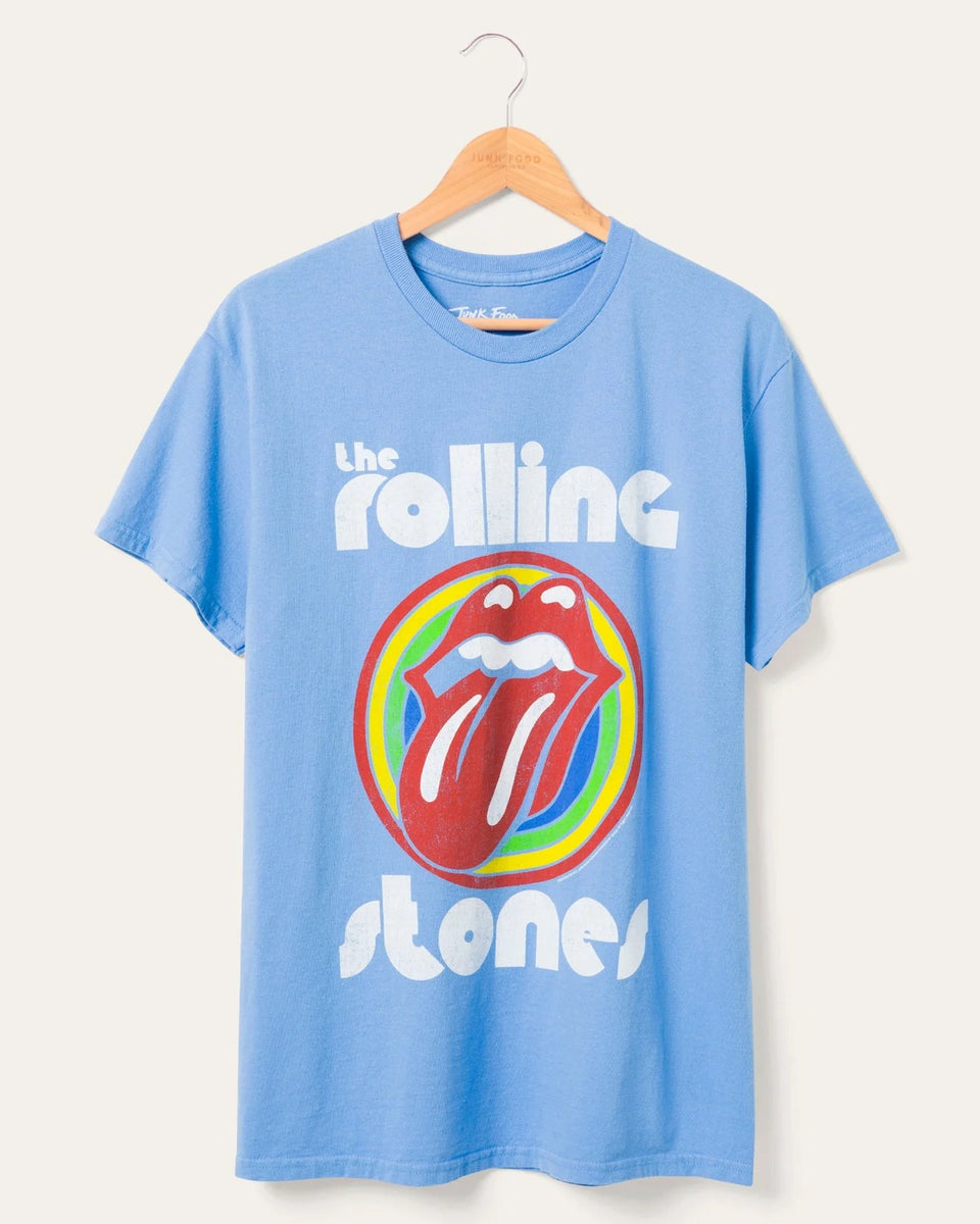Rolling Stones Bullseye Tee Carolina Blue – Mapel Boutique