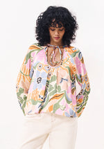 Polly Blouse Pastel Flowers