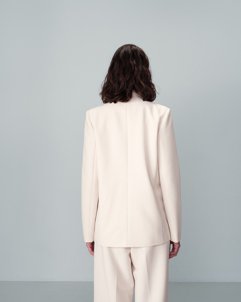 prologue　Service Coat ベージュ Noix Blazer Ecru – Mapel Boutique