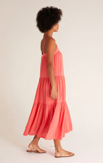 Laila Maxi Dress Coral Red