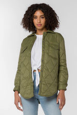 Eleanor Quilted Jacket Olive