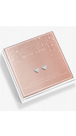 Christmas Boxed Earrings Silver - With Love