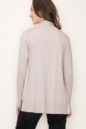 
            
                Load image into Gallery viewer, Open Front Everyday Cardigan Taupe
            
        