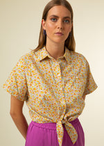 Candys Tie Front Shirt Amber
