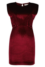 Hayden Velvet Dress Ruby