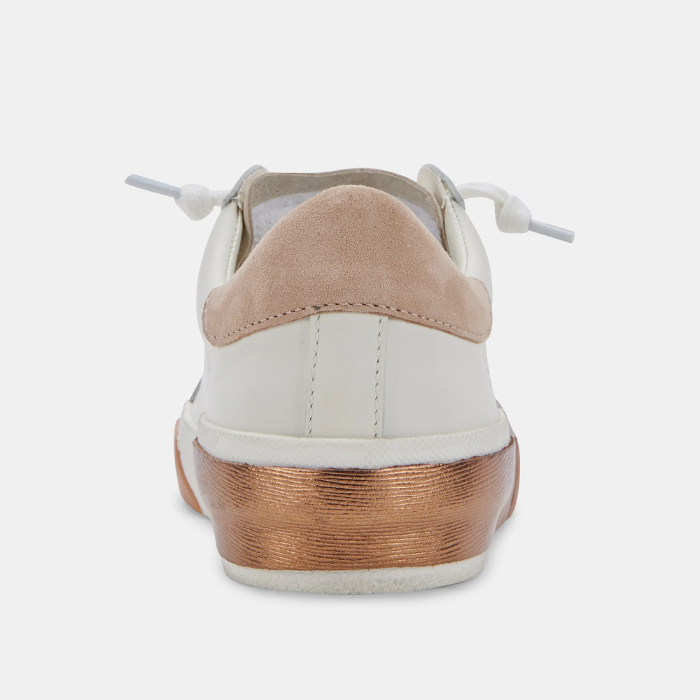 
            
                Load image into Gallery viewer, Zina Lowtop Leather Sneakers White/Tan
            
        