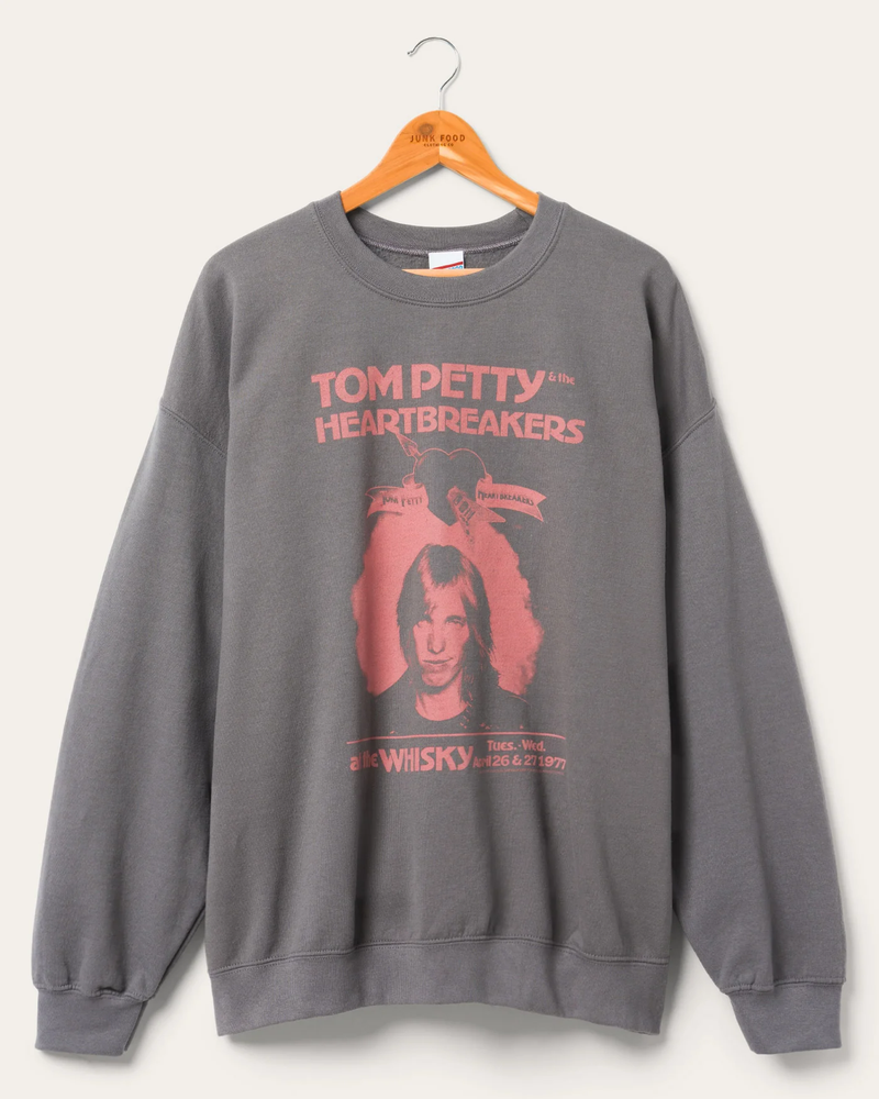 
            
                Load image into Gallery viewer, Tom Petty at the Whiskey Fleece Sweatshirt Charcoal
            
        