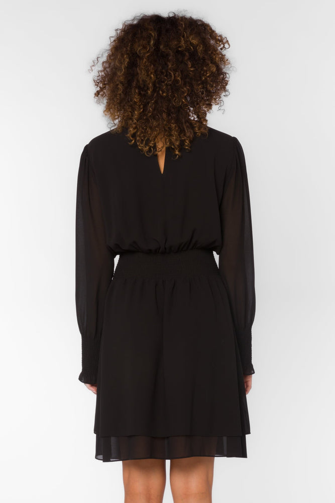 Suki Long Sleeve Dress Black