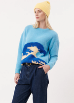 Maeko Sweater Blue Azur