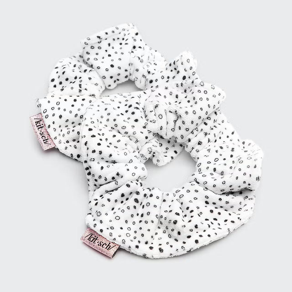 
            
                Load image into Gallery viewer, Oversized Microfiber Towel Scrunchies 2pc Micro Dot
            
        