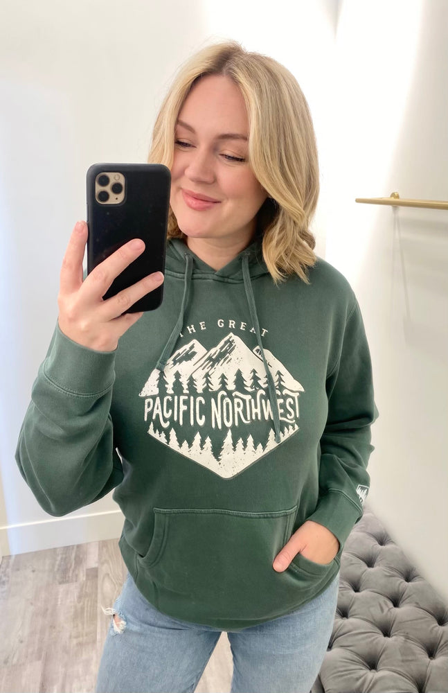 The Great Pacific Northwest Hoodie Mineral Washed Alpine