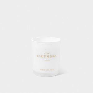 
            
                Load image into Gallery viewer, Sentiment Candle - Happy Birthday (Sweet Vanilla &amp;amp; Salted Caramel) 5.6oz
            
        
