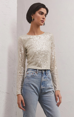 Aurora Sequin Top Stardust