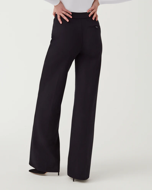 Spanx Women's SPANXsupersmooth PerfectFit Ponte Wide Leg Pants in Black Size 1X Spanx Women's SPANXsupersmooth PerfectFit Ponte Wide Leg Pants in Black Size 1X