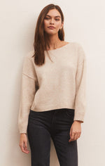 Everyday Pullover Sweater Light Oatmeal Heather