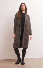 Mason Houndstooth Coat Black