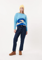 Maeko Sweater Blue Azur