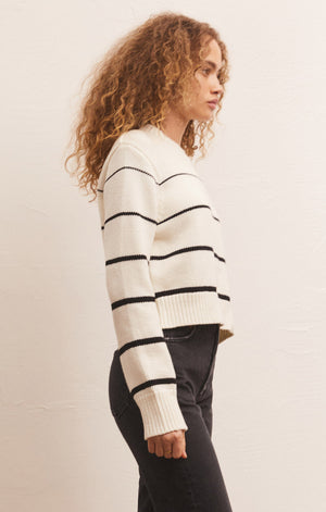 
            
                Load image into Gallery viewer, Milan Stripe Sweater Natural
            
        