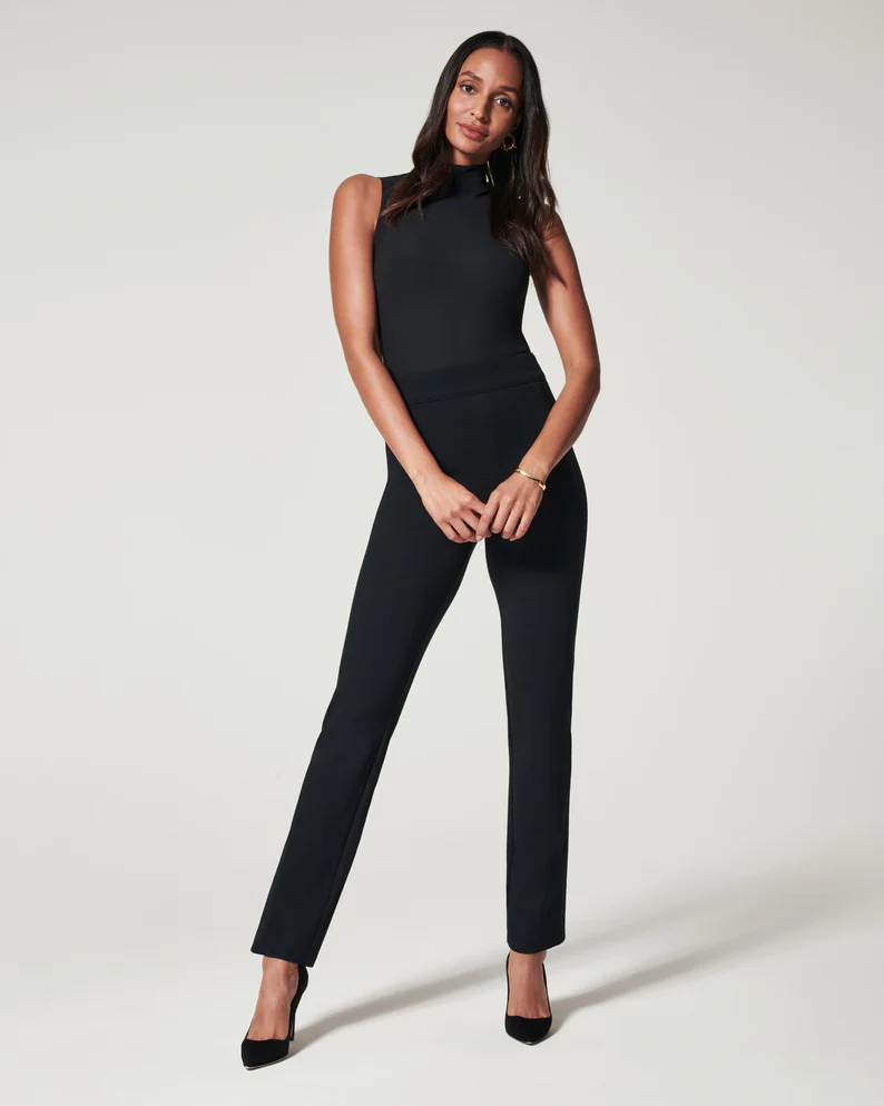 
            
                Load image into Gallery viewer, Spanx The Perfect Pant Slim Straight Classic Black
            
        