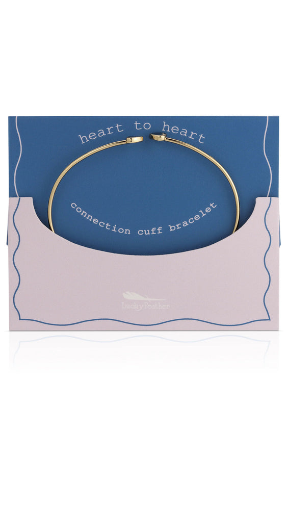 Connection Cuff - Heart to Heart (2 Hearts)