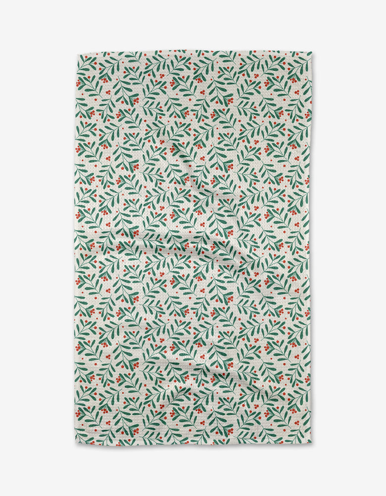 Tea Towel - Merry Berry Cherry Red