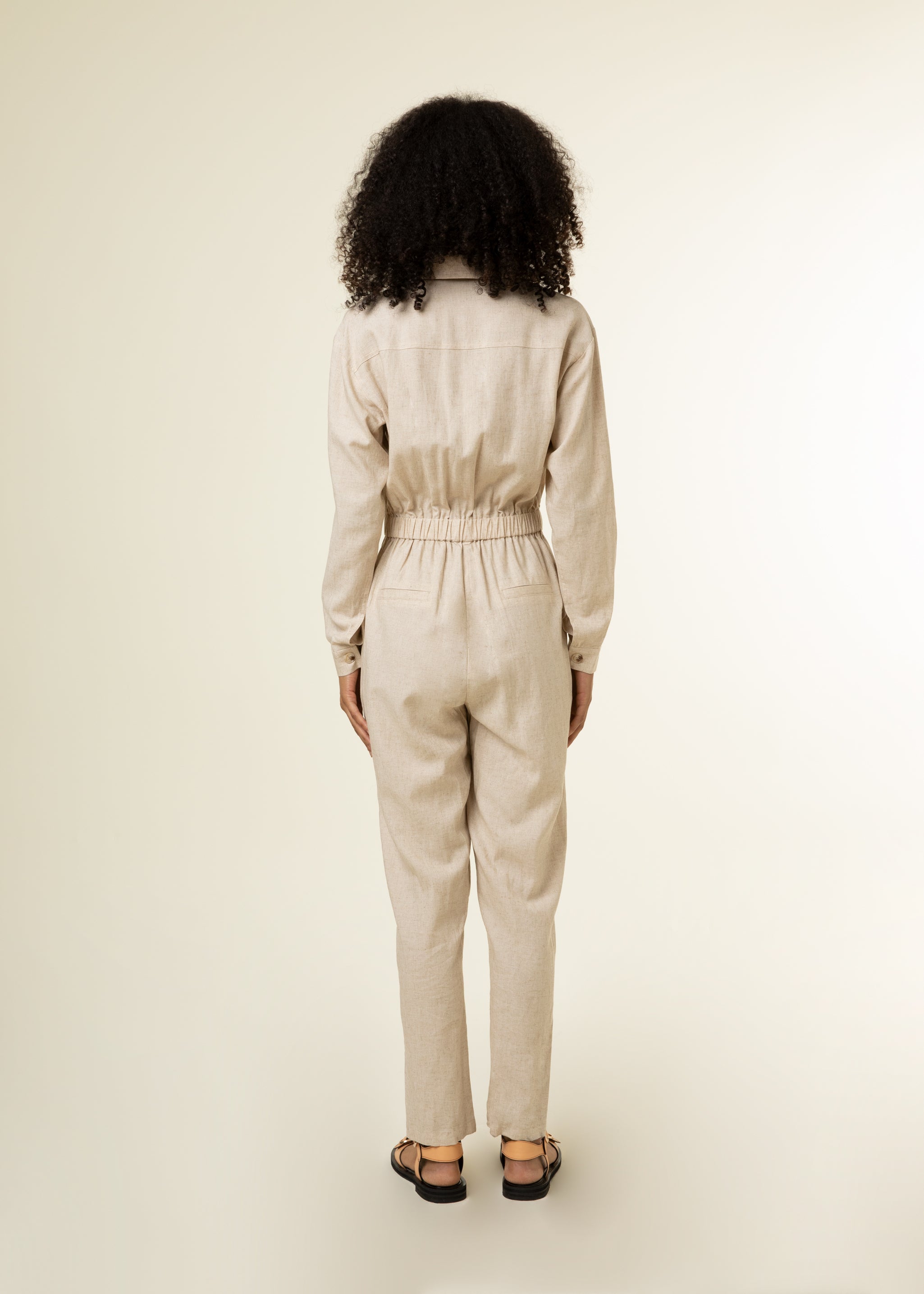 Matilde Jumpsuit Creme Mapel Boutique