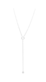 Agapantha Ariana Lariat Necklace Sterling Silver