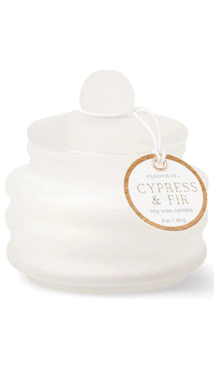 
            
                Load image into Gallery viewer, Cypress Fir Holiday 3 oz Beam Frosted White
            
        