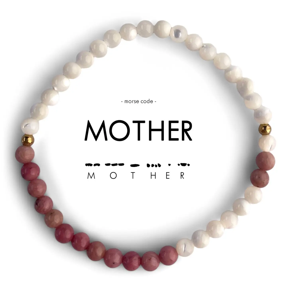 
            
                Load image into Gallery viewer, Morse Code Bracelet MOTHER
            
        