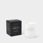 Sentiment Candle - Make Today Magical (Fresh Linen & White Lily) 5.6oz