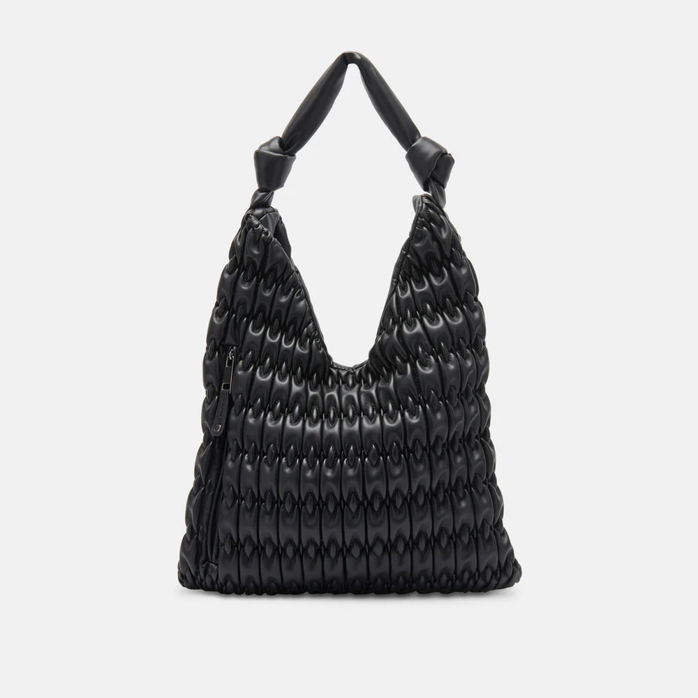 Angie Leather Handbag Black