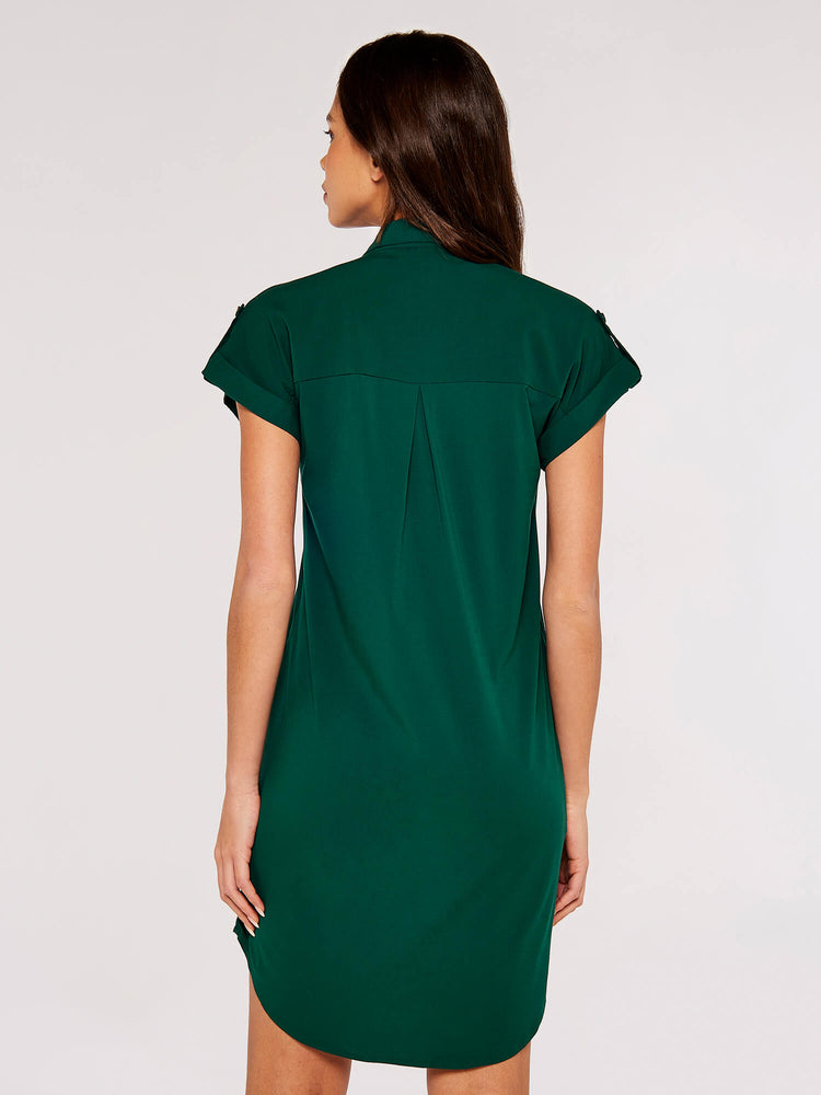 
            
                Load image into Gallery viewer, Utility Shirt Dress Green
            
        
