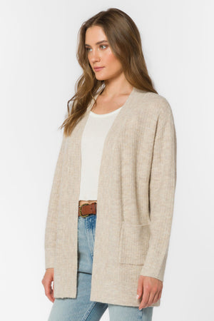 
            
                Load image into Gallery viewer, Winona Cardigan Sweater Oatmeal
            
        