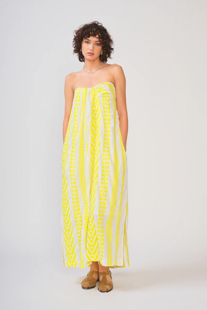 Rosalyn Dress Neon Yellow M Rosalyn Dress Neon Yellow M