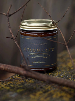 Autumn Nights Luxe Soy Candle 8oz