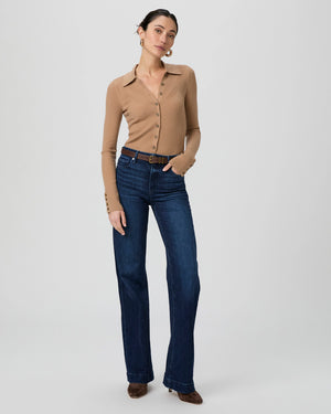 Leenah Slim Wide Leg Praline