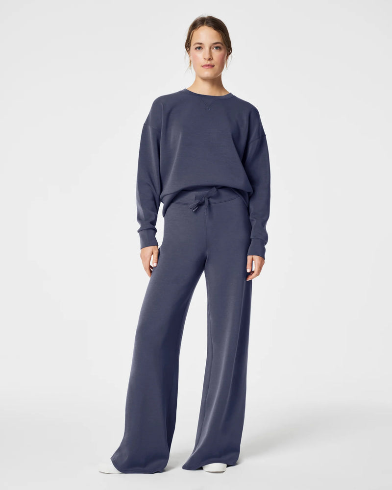 
            
                Load image into Gallery viewer, Spanx Air Essentials Wide Leg Pant Dark Storm
            
        