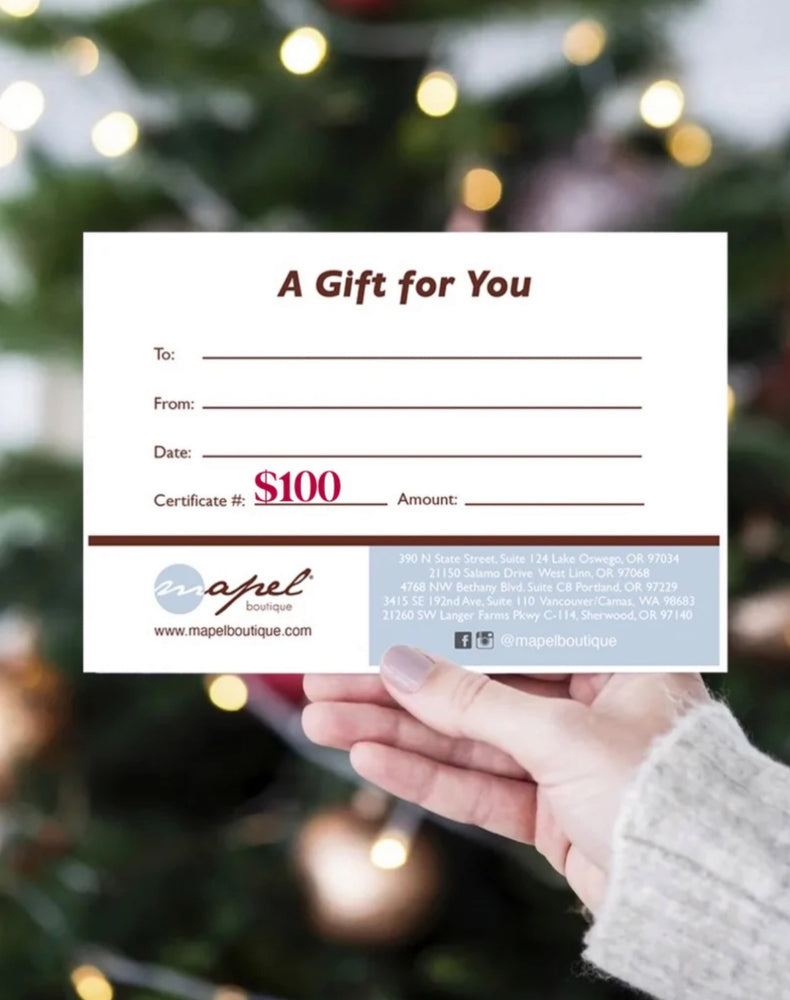 $100 Mapel Gift Certificate