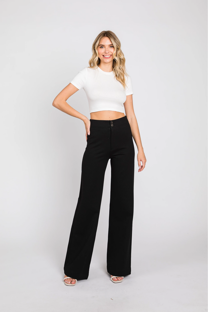 Ponte Trouser Pant Black