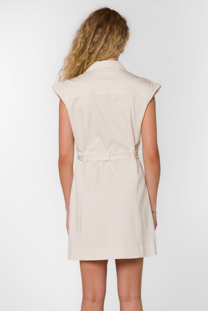 Bylee Cap Sleeve Dress Natural