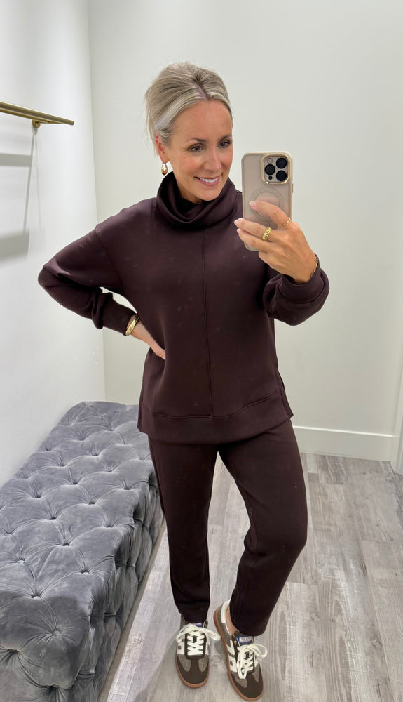 Spanx Air Essentials Tunic Sweatshirt Truffle