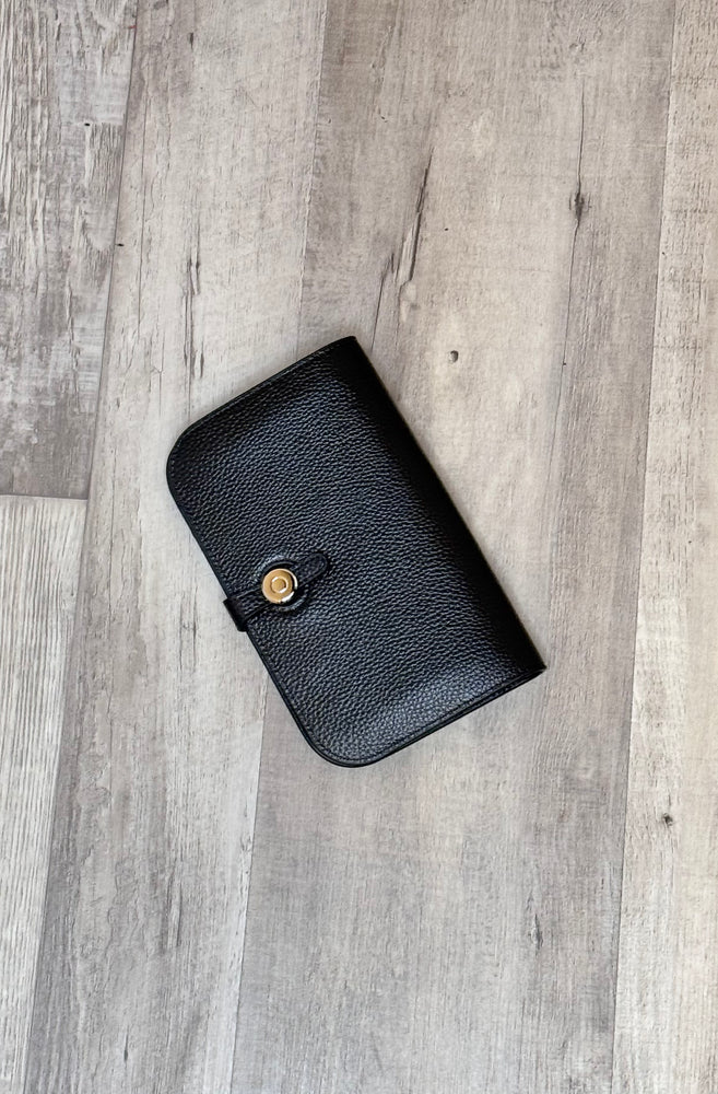 Leather Bifold Wallet Black