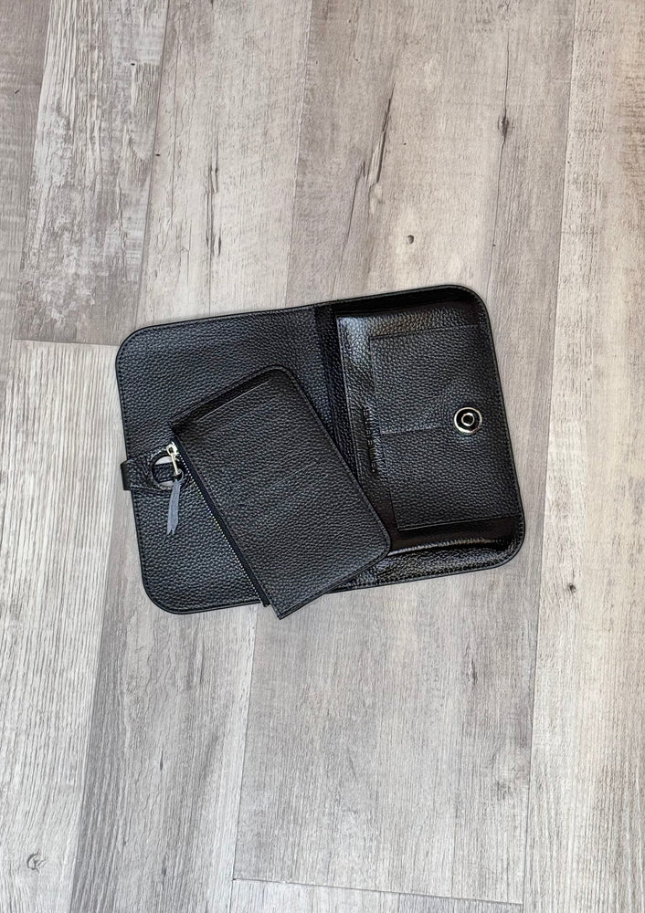 Leather Bifold Wallet Black