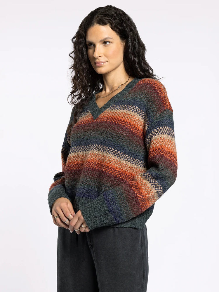 Rena Sweater Autumn Leaves Ombre