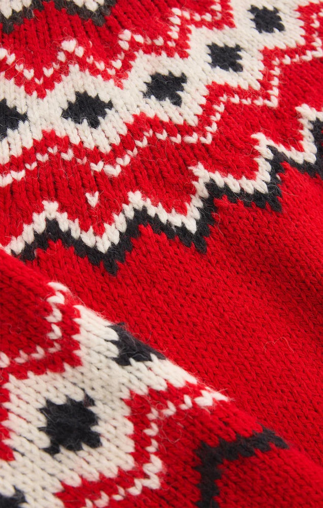 Adornment Sweater Festive Red