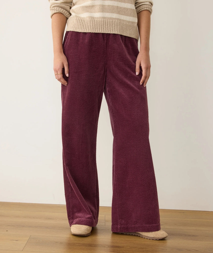 Allison Corduroy Trouser Windsor Wine