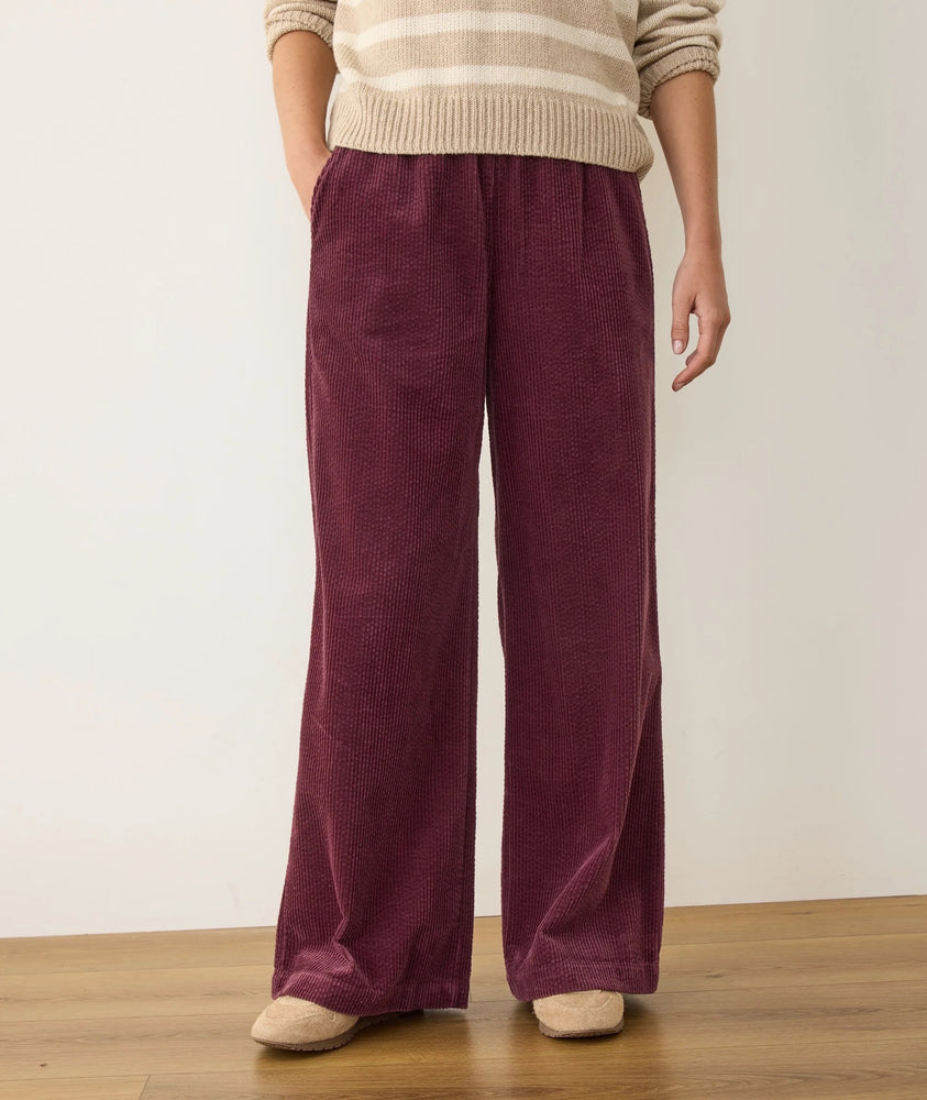 Allison Corduroy Trouser Windsor Wine