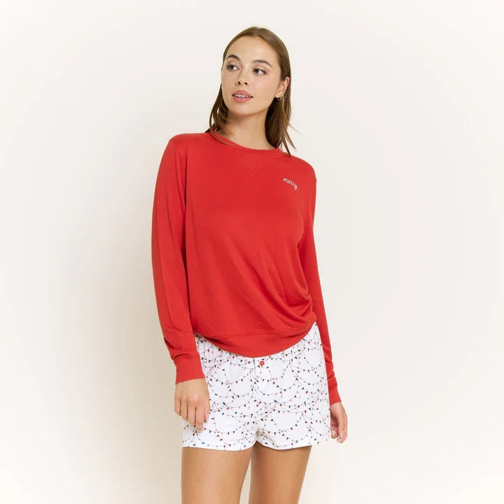 Holiday Lights Shortie Pajama Set