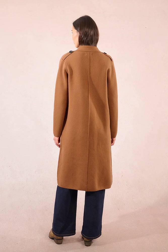Classic Straight Fit Coat Camel